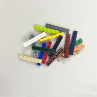 Lot 3666 1x6 Dots Thin Figures Brick Building Block Toy Compatible Educational Creative Size Gift DIY MOC