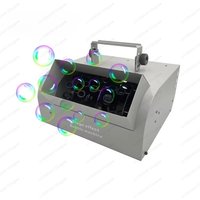 100w DMX Roller Bubble Machine Wireless Remote Control with Double Blower Fans for Indoor Outdoor Wedding Stage Birthday Party