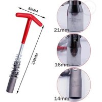Spark Plug Removal Tool Spark Plug Removal Socket Wrench 14mm/16mm/21mm Wrench 360 Degree Rotation Auto Repair Tool