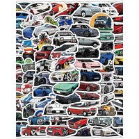 AliExpress Charile 10/30/50/100pcs Retrofit Racing Car Cartoon Stickers Graffiti Laptop Bike Skateboard Waterproof Cool JDM Sticker Decal Kid Toy