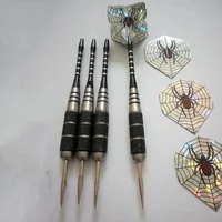 22g Metal Steel Tip Darts Set With Aluminum Shaft Engraved Alloy Barrel Professional Flying Dart Random Color