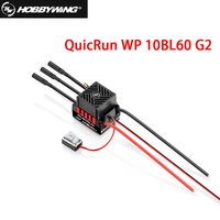 Hobbywing QuicRun WP 10BL60 G2 Waterproof Brushless ESC, Suitable For 1/10 Road Cars, Off-Road Vehicles, Short Trucks