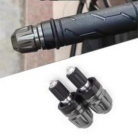 "Pair of Aluminum Alloy Handlebar End Caps for Motorcycle Modification, Electric Scooter Handlebars, Handlebar End Caps, Balance Weight Terminals"