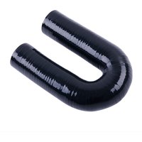 180 Degree Elbow ID 12mm 15mm 19mm 22mm 25mm 32mm 35mm 38mm 42mm 51mm 60mm General Silicone Coolant Intercooler Pipe Tube Hose