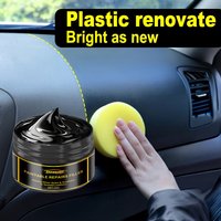 Crystal Clear Car Plastic Restorer - Car Interior and Panel Renovation Wax Coating Agent Car Wax Car Polishing Wax Quickly Restores Plastic Shine
