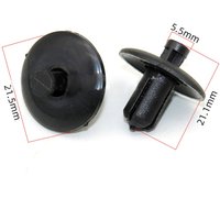 10pcs/set Car Trim Body Panel Clips Wheel Arch Linings Grilles For Aud-i Q3/Q5/Q7/A4/A5/A8 OEM 4D0807300 Auto Exterior Accessory