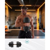 Bly GMICS-Ensemble d'haltères 2 en 1 pour la maison, 2x1, 0/15 kg, 1 paire