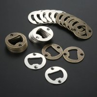 Bottle Opener Insert w/screw 40mm Round Iron Corn Beer Open Antique Bronze Silver fit for Bar/Home/Restaurant/Kitchen/Pub