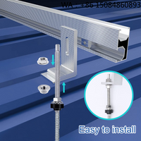 L Shape Foot Solar Panel Fixing Bracket, Metal Roof PV Mounting Component Accessories, Essential Solar Energy Hardware Parts for
