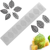 Silicone Fondant Molds Chocolate Mould for Cake Baking Moulds Leaf Shape Decoration Fondant Molds Versatile Cake Decorating
