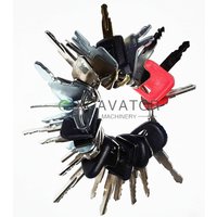 23 Keys Heavy Equipment Construction Ignition Key Set For BOBCAT Hitachi Kobelco Daewoo Komatsu Excavator Dozer Backhoe Forklift