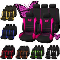 Vlinder Auto Stoelhoezen Universele Auto Seat Cover Autostoel Bescherming Covers Vrouwen Auto-interieur Accessoires (9 Kleuren)