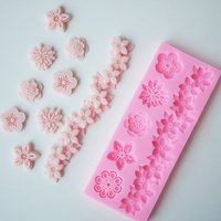 Flower Baking Mold DIY Resin Plaster Silicone Fondant Mould Cake Decoration Baking Tool