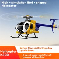 Cflgf K300 Little Bird Remote Control Simulation Armed Helicopter 6 Channel Optical Flow Positioning One Key Inverted Flight