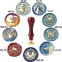 1PC 3cm Wax Seal Metal Copper Head DIY Crafts People and Animals Series Seal Wax Seal Envelope Wedding Invitation Wax Seal