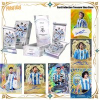 PLAYFULLY 2025 HEROCK Argentina National Team HALO Trading Cards Messi Di Maria Batistuta Star Character Collectible Cards Gift