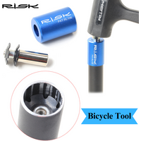 RISK Bicycle Front Fork Headset Press-in Tool Installer Star Nut Setting Installing Set for MTB Road Bike Steel Repair Tools
