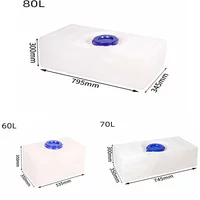60L/70L/80L/100L RV Professional Fresh Water Holding Tank Water Tank Transformation Horizontal Car Water Tank Plastic Bucket