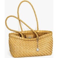 Versatile 2026 New Design Basket Weave Shoulder Bag Women's Tote Underarm Holiday Style Fashionable Ladies Handbag