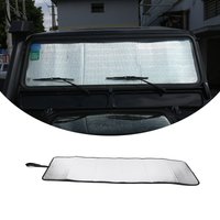 For Land Rover Defender 90 110 130 2004–2018 Car Front Windshield Sunshade UV Protection Foldable Shade Sun Protector Cover
