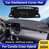 For Toyota Corolla Cross 2022-2024 Car Dashboard Cover Mat Dash Board Sun Shade Pad Anti-UV Artificial Leather Accessories