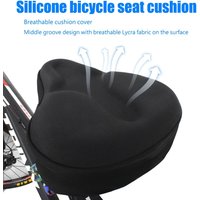 AliExpress NONE An ultra-soft three-dimensional silicone bicycle seat cover, shock-absorbing, anti-slip and breathable bicycle seat