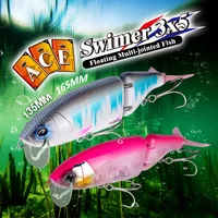 2 Sections Swimbait 135mm 165mm Floating Jointed Bait Fishing Lures Topwater Wobblers Hard Bait Drt Klash 9 Bass Pike