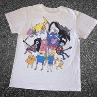 Adventure Time Characters UNISEX T-SHIRT S-4XL New Spring/Summer Arrivals Regular Fit Casual