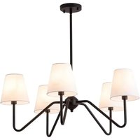 4/5/6 heads American Wrought Iron Simple Living Room Personality Creative Industrial Style Chandelier Decorative Lighting image 4