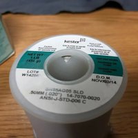 American Kester Soldering Wire, 5% Pure Silver High Silver High-Quality Soldering Wire, Audio Specific 0.5mm Wire Diameter