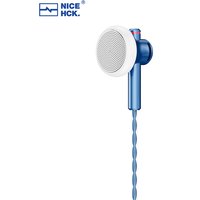 NICEHCK EB2S PRO HIFI filaire Microphone écouteur 15.4mm unité dynamique écouteurs basse casque avec argent plaqué OCC câble mixte IEM
