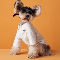 XS~2XL Luxury Clothes For Dog Fashion Dog White Shirt Pet Clothing For Small Medium Dogs Clothes Coat Yorkies Chihuahua Bulldogs