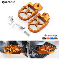 NICECNC For KTM 950 Super Enduro R 990 Adventure R S Motorcycle Foot Pegs Footrest Kit 1290 Super Adventure R S T 2015 2016 2017