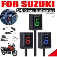 Nuoxintr 6 Speed Universal Motorcycle Motorbike Digital Gear Indicator LED Shift Lever Magnet Display For Honda Yamaha Suzuki