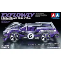 Tamiya Mini 4WD 95571 Jr Exflowly Purple Special Polycarbonate Body Ms Chassis