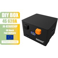 HAKADI EU Lager Schnelle Lieferung 4S 628A 16S 628A DIY Batteriebox für EVE MB56 Montage mit JK 300A BMS Solarenergie