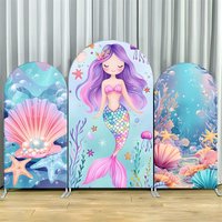 Arch Backdrop Cover Single Side Candy Dessert Sweet Party Decoration Photo Booth Background Event Supplies Celebration Props