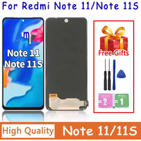 Test For Xiaomi Redmi Note 11 Display Note11 2201117TG Screen Touch Glass Digitizer For Redmi Note 11S LCD With Frame