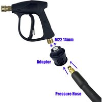 (WSFS) High Pressure Washer Tool for -Karcher K2 K3 K4 K5 K6 K7 Hose W/Lance Wand and Spray Nozzle Pressure Car Wash Cleaner