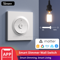 SONOFF MINI-DIM-E Matter Over WiFi Dimmer Wandschalter Fusion Series Orb-DIM Adaptive Smooth Dimming Experience Matter Ecosystem