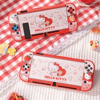 Anime Sanrio Hello Kitty Pom Pom Purin for Switch OLED Protective Case Hard Shell Cute Anti-fall 2026 New Decoration Kawaii Cute