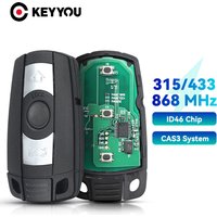 KEYYOU Car Remote Control Auto Smart Key For BMW CAS 3 System 1 3 5 Series ID46 PCF7945 Chip 315/434/868 Mhz