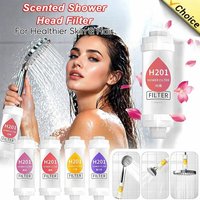 1-5pcs Filter For Shower Scented Shower Head Water Softener Improve Hair Skin Removal Shower Purifier Bathroom Accessories