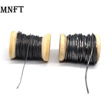 4Rolls 0.5mm/1mm Soft Round Fly Tying Lead Wire Material Nymph Body Streamer Weighted Thread