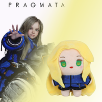 Kawaii PRAGMATA Plush Keychain Diana Doll Anime Game Peripherals Diana Plush Toy Birthday Gifts for Gamers Fans Bag accessories