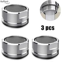 3pcs Brass Water Saving Faucet Tap Aerator Replaceable Filter Mixed Nozzle 24mm Thread Bathroom Faucet Bubbler Bathroom Parts
