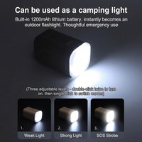 Mini Electric Inflatable Pump 3-in-1 with Lights Wireless Air Compressor for Inflate & Deflate Camping Hiking Equipment