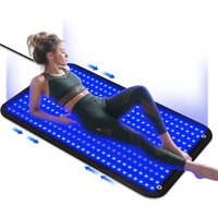 Jitesy 100*60cm Tanning Lamp Mat 360PCS Blue Light Pad 460+490nm Wavelength 2 Modes Constant+Pulsating Solarium Tanning Pad