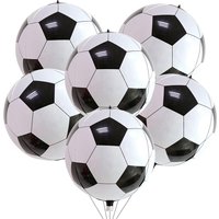 Soccer Balloons 22 Inch 4D Round Sphere Football Helium Globo Kids Soccer Fans Sport Boys Soccer Birthday Party Decor Supplies