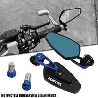For Zontes 310X 310T 310V 310R ZT310 Motorcycle 22mm 7/8"Aluminum Alloy Handle Bar Grips End Rearview Side Mirrors